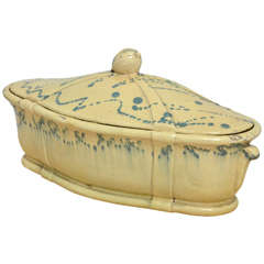 19th Century French Faience Covered Tureen